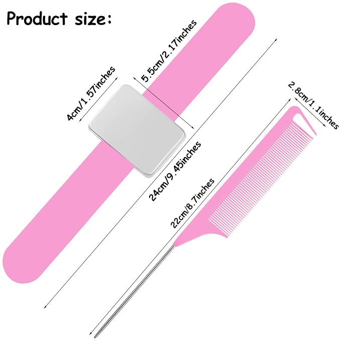 WILLBOND Magnetic Wrist Sewing Pincushion Wrist Magnetic Pin Holder Wristband - Image 2