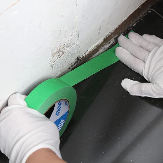 Green Painters Tape, 1 inch x 60 Yards x 5 Rolls - Image 8
