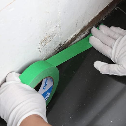 Green Painters Tape, 1 inch x 60 Yards x 5 Rolls - Image 8