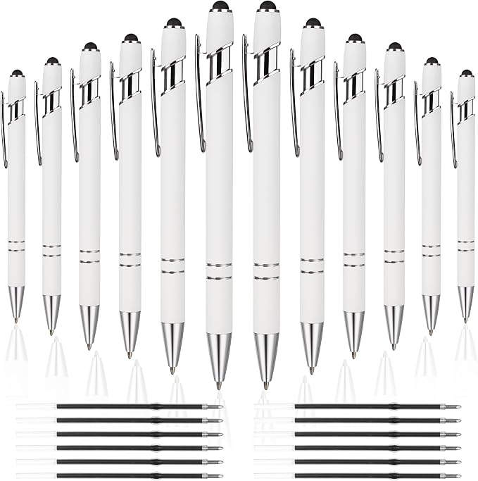 12 PCS 2 in 1 Stylus Ballpoint Pen by FIRCRE