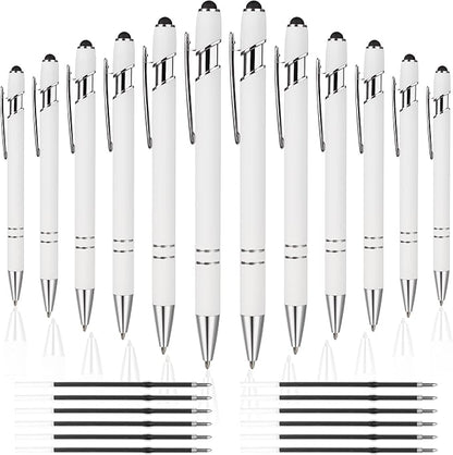 12 PCS 2 in 1 Stylus Ballpoint Pen by FIRCRE