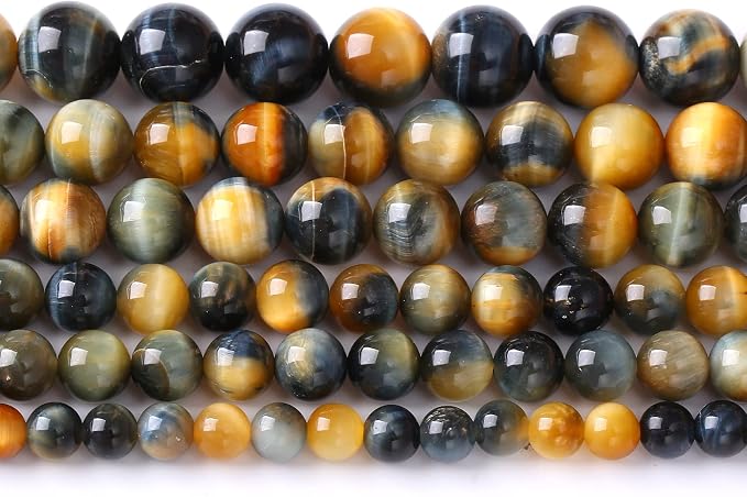 180Pcs 4mm AAAAA Tiger Eye Beads by NaturalStoneBeads