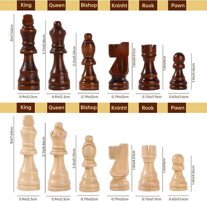 Premium Wooden Chess Set with Protective Carry Bag - Image 8