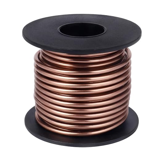 Aluminum Craft Wire, 32.8 Feet 3.0 mm/ 8 Gauge Brown Bendable Soft Metal - Image 3