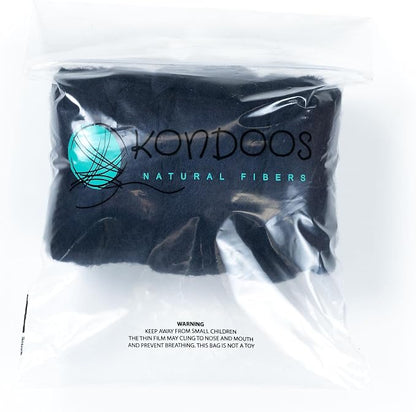 Kondoos Colored Natural Wool roving, 8 OZ. Best Wool - Image 3