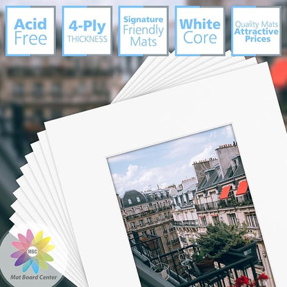 Mat Board Center, 8x10 for 5x7 Off White Color Mats - Image 2