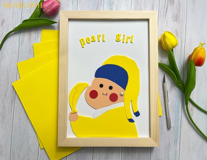 MEARCOOH Yellow Foam Sheets Crafts 9x12 Inch 2mm Eva Color Craft Foam Paper - Image 4