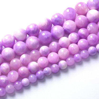 36pcs 10mm Natural Pink Starry Galaxy Persian Jade Gemstone Beads Round Loose - Image 3