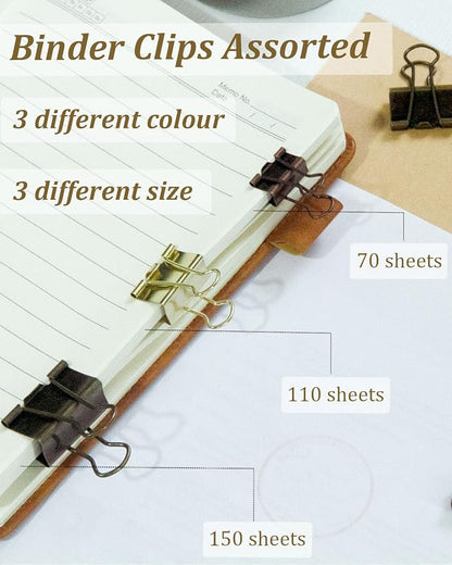 Assorted Binder Clips 0.75/1/1.25in 25-Pack - Image 5