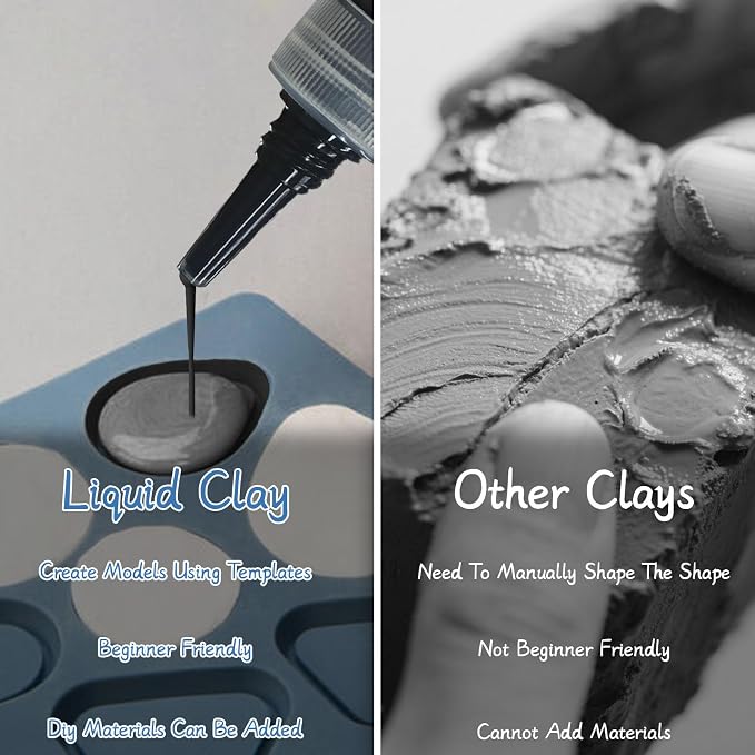 Liquid Polymer Clay Black 4.2oz, Liquid Clay - Image 3
