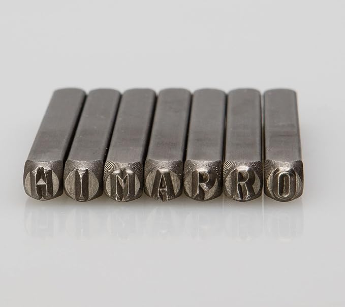 HimaPro Letter and Number Stamp Set 36pcs 40Cr Alloy Steel Metal Stamp Number & - Image 3