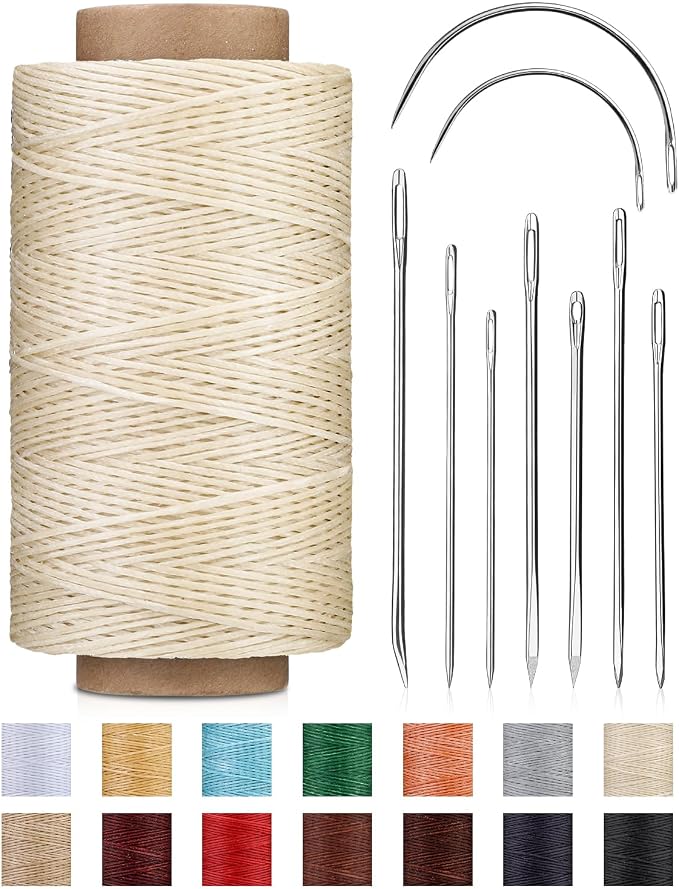 218 Yards Upholstery Thread, Heavy Duty Waxed Thread by Diudus