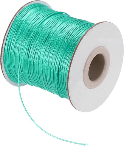 MECCANIXITY Waxed Cord 0.5mm Waxed Polyester Cord 175 Yard Wax String by MECCANIXITY