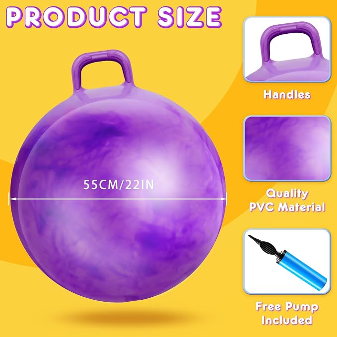 Lewtemi 3 Pcs 29 Inch Bouncing Ball - Image 2