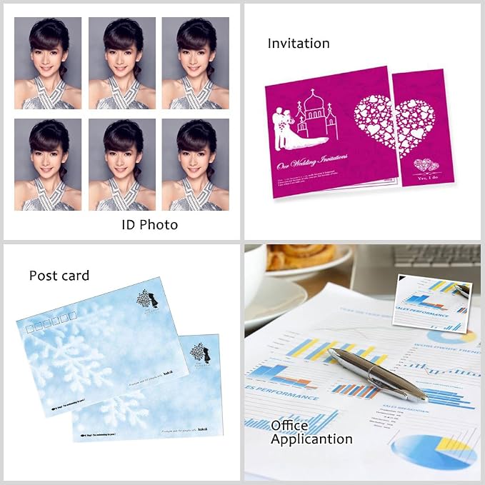 Uinkit 100 Sheets Thin Matte Presentation Paper Photo Double Sided 8.5x11 38lb - Image 8