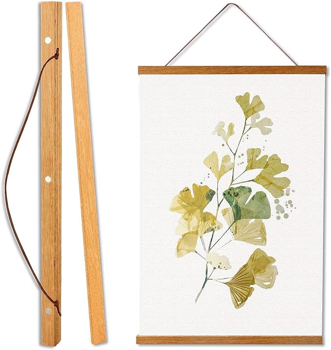 WITCOLOR 25x17 25x36 25x25 Poster Frame, Magnetic Light Wood Wooden Frame Hanger by WITCOLOR