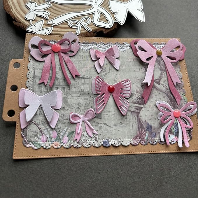 Rectangle Lace Loose-Leaf Cutting Dies, Backgrounds Frame Die Cuts Metal - Image 2