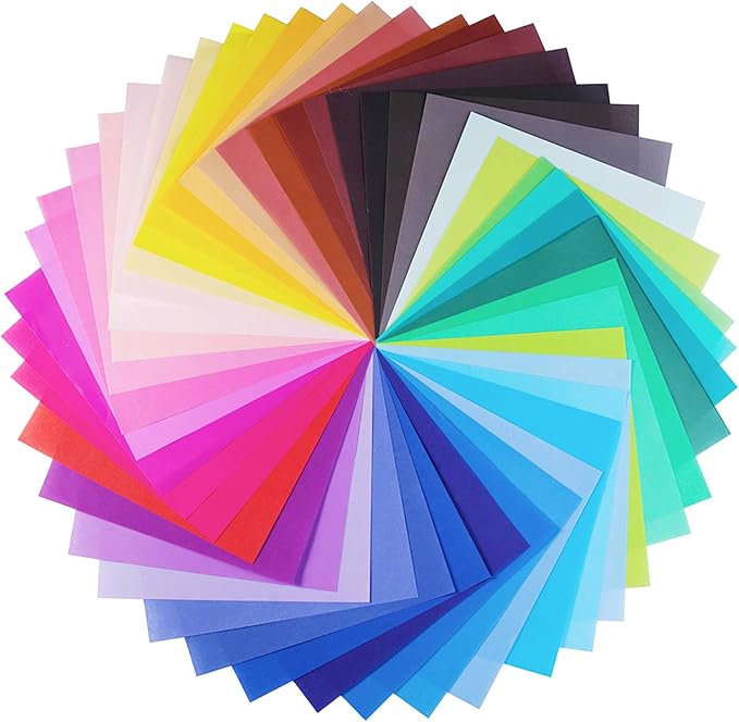 Opret Origami Paper Large, 100 Sheets 20x20cm / 8 inch Large Origami Paper 50 by Opret