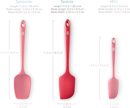DI ORO - Large Silicone Spatula - 600ºF Heat-Resistant Spatula - Seamless - Image 5