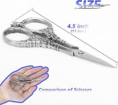 BIHRTC Embroidery Sewing Scissors Stainless Steel - Image 2