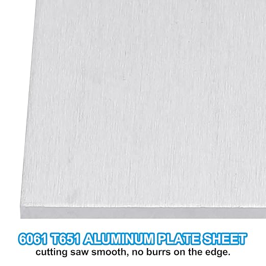 PATIKIL 6061 T651 Aluminum Sheet Metal 6 x 1.97 x 1/16 Inch 3Pcs Flat Plain - Image 4
