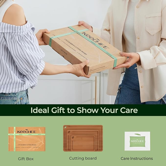 Bamboo Cutting Board, Durable Wood Cutting Boards - Image 8