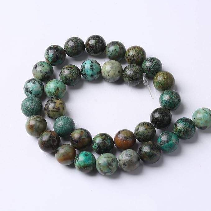 8mm 45pcs Natural African Turquoise Stone Beads - Image 7