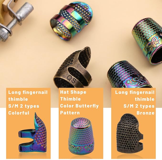 Sewing Thimble, Thimbles for Hand Sewing, Metal Thimbles for Hand Sewing - Image 3