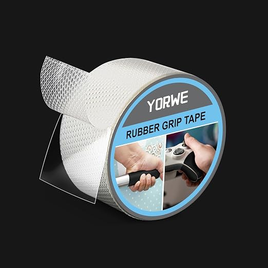 Rubber Grip Tape, Ultra-Thin Strong Adhesive Anti-Slip Waterproof Heat by Yorwe
