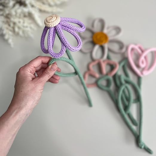 BoFUN Adult Teens Craft Kit for Women DIY Letter Flower- Wire Art Craft Set - Image 7