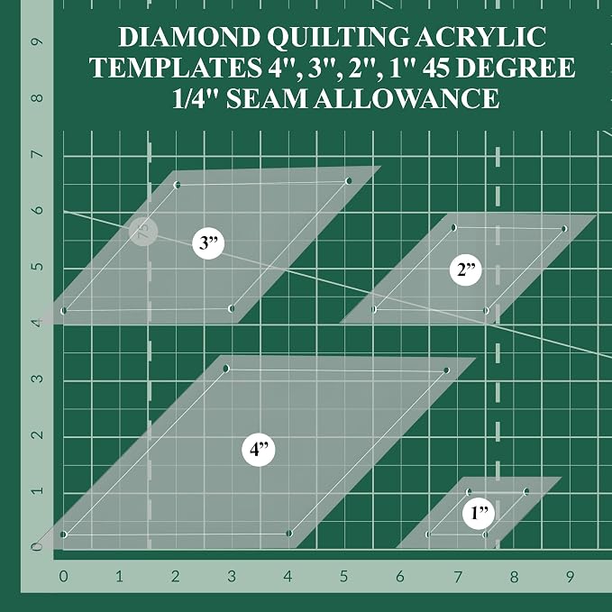 Quilting Acrylic Template Set | Precision Tools - Image 3