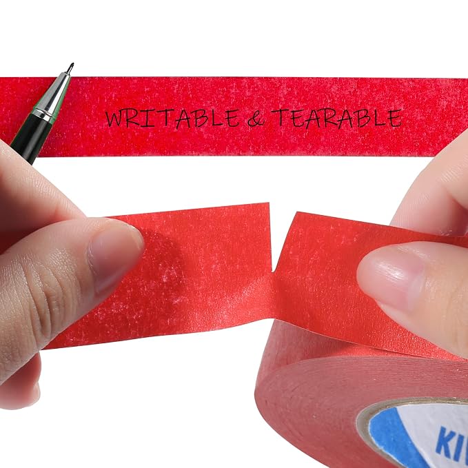 Red Painters Tape, 1 inch x 60 Yards - Image 5