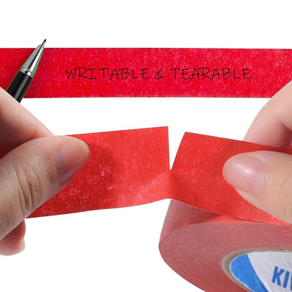 Red Painters Tape, 1 inch x 60 Yards - Image 5