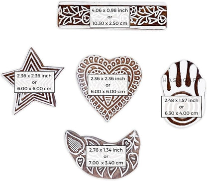 Wooden Block Stamp Hand Carved Printing Stamp - Image 4