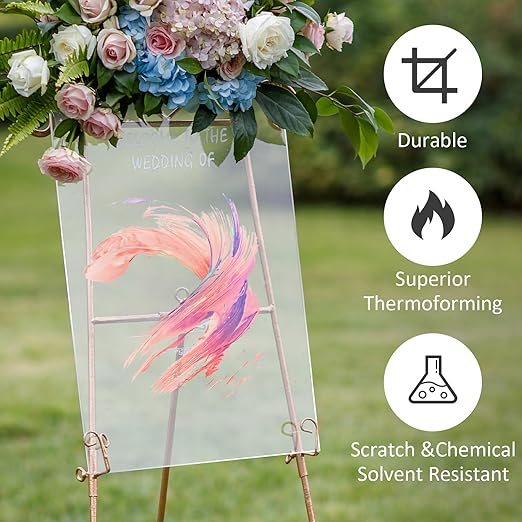 2 Pack Clear Acrylic Sheets for Laser Cutting 1/8inch Thick 8×12in Plexiglass - Image 4