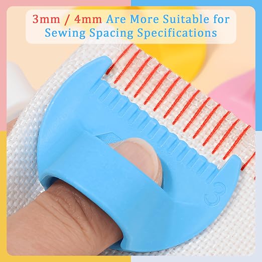 2 PCS 4mm Edge Lock Seam Guide, Mini Sewing Finger Ruler - Image 7