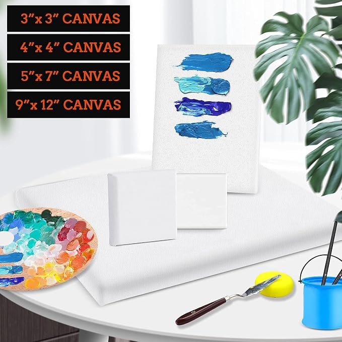 ESRICH 4 Pack Stretched Canvas for Painting - Image 4