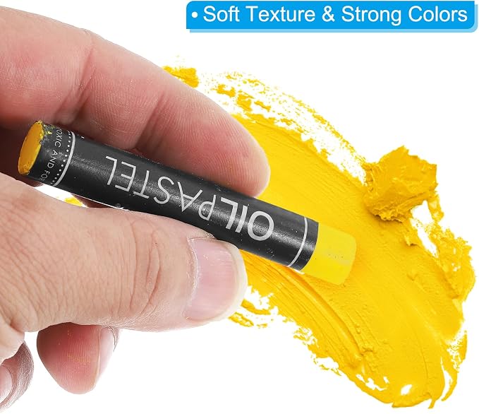 PATIKIL Yellow Oil Pastels - Image 4