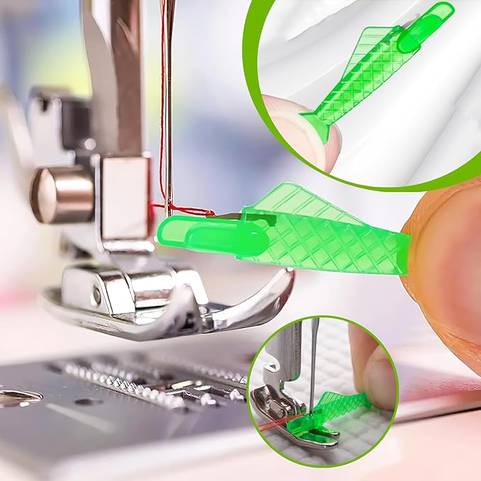40Pcs Fish Mouth Sewing Machine Needle Threader, 2025 New Upgraded Automatic - Image 3