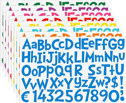 TaoBary 544 Pcs 2 Inch 16 Sheets Large Letter Stickers, Upper and Lower Case by TaoBary