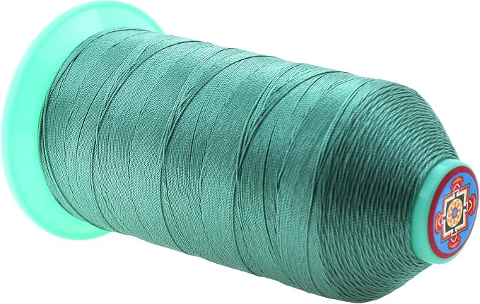 Mandala Crafts Bonded Nylon Thread Aquamarine Heavy Duty Sewing Threads - Image 2