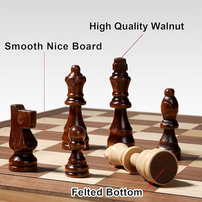 12 Inch Portable Travel Chess Set - Image 5