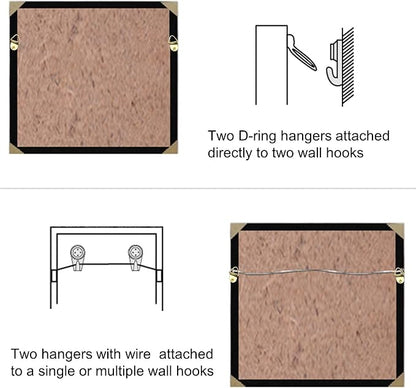 100 Pack Small Triangle Ring Steel Picture Hangers - Image 7
