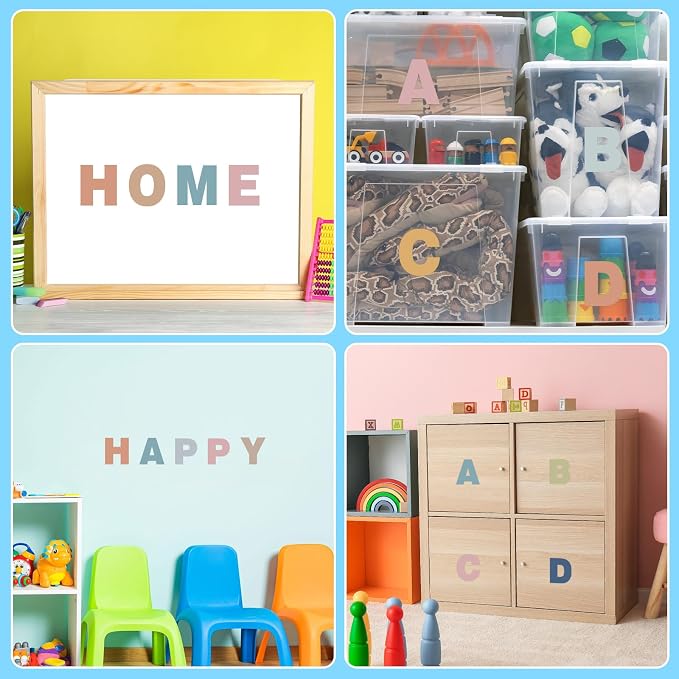 232 Pcs 24 Sheets Boho Bulletin Board Letters, 2.4 Inch Letter Stickers Self - Image 7