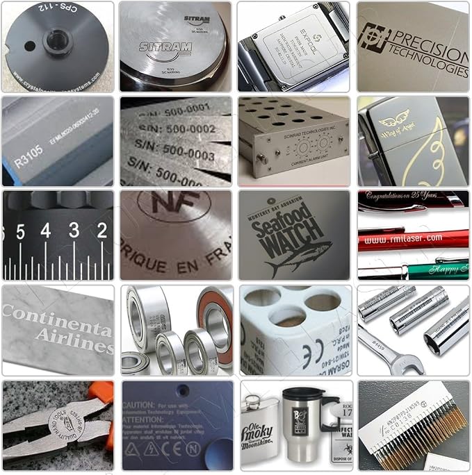 Triumph 30w Fiber Laser Marking deep Engraving Machine Metal polymers Parts - Image 6