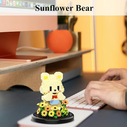 Artificial Flower Animal Toy Building Set - Image 2