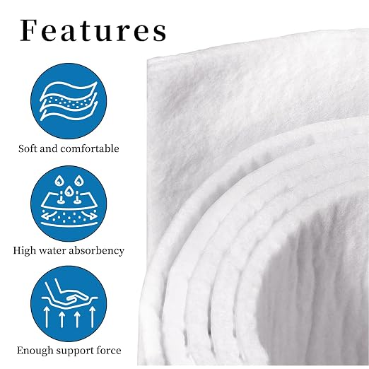 Pllieay Adhesive Felt Premium Grade, Orthopedic Felt Roll 1/4" x 6" x 2.5yd. - Image 3