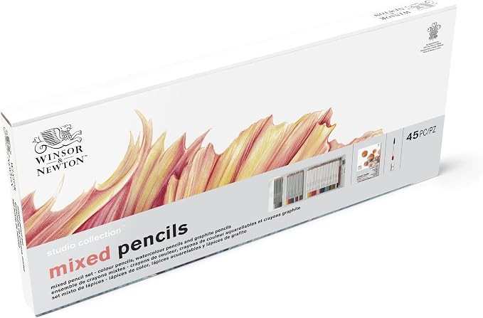 Winsor & Newton Studio Collection Artist Pencils, Mixed Pencil Box Set - Image 4