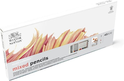 Winsor & Newton Studio Collection Artist Pencils, Mixed Pencil Box Set - Image 4