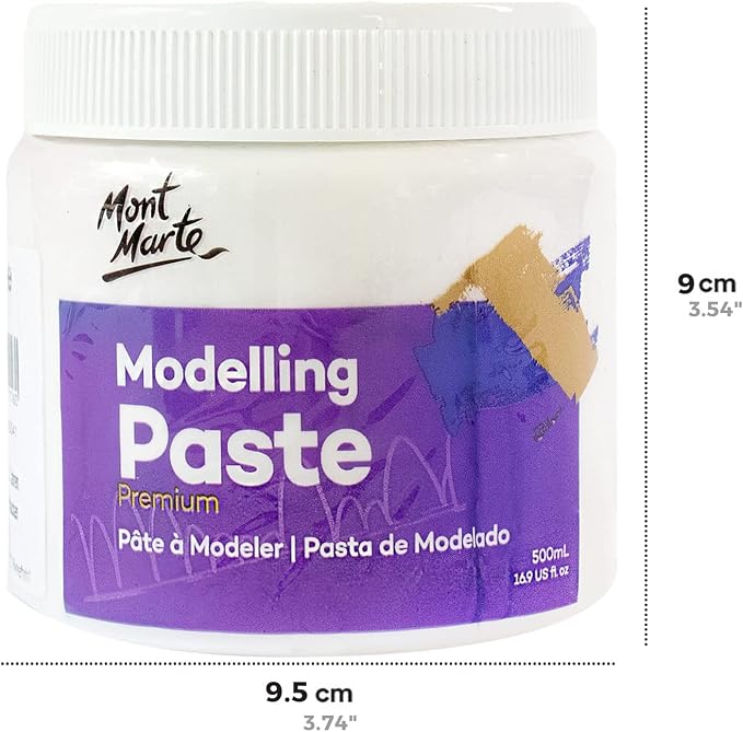 Mont Marte Modelling Paste Acrylic Medium 500ml - Image 8